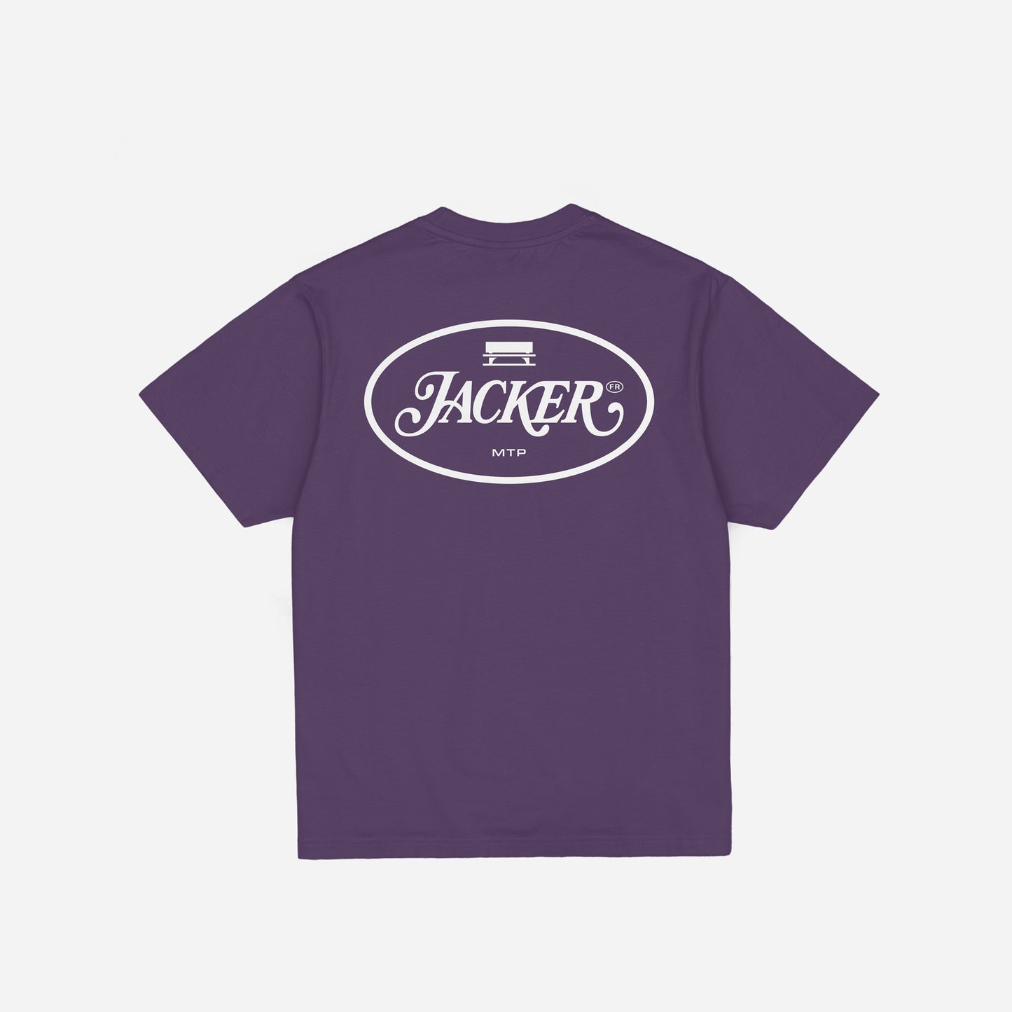 ID T-SHIRT - PURPLE & WHITE