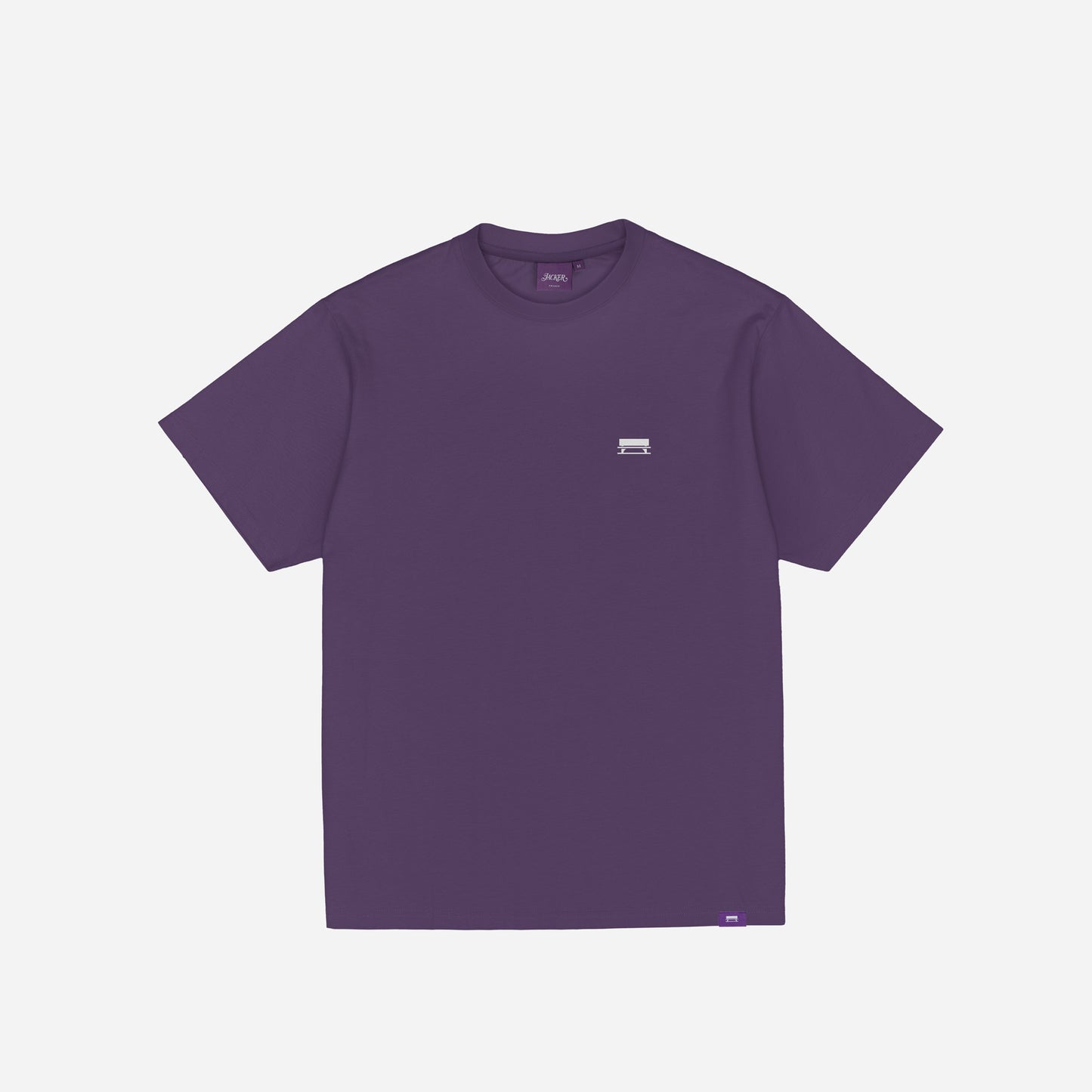 ID T-SHIRT - PURPLE & WHITE