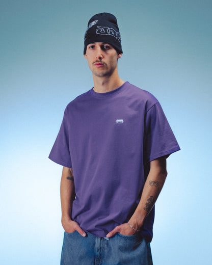 ID T-SHIRT - PURPLE & WHITE