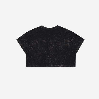 TOP CORTO LAVADO INFERNO - NEGRO
