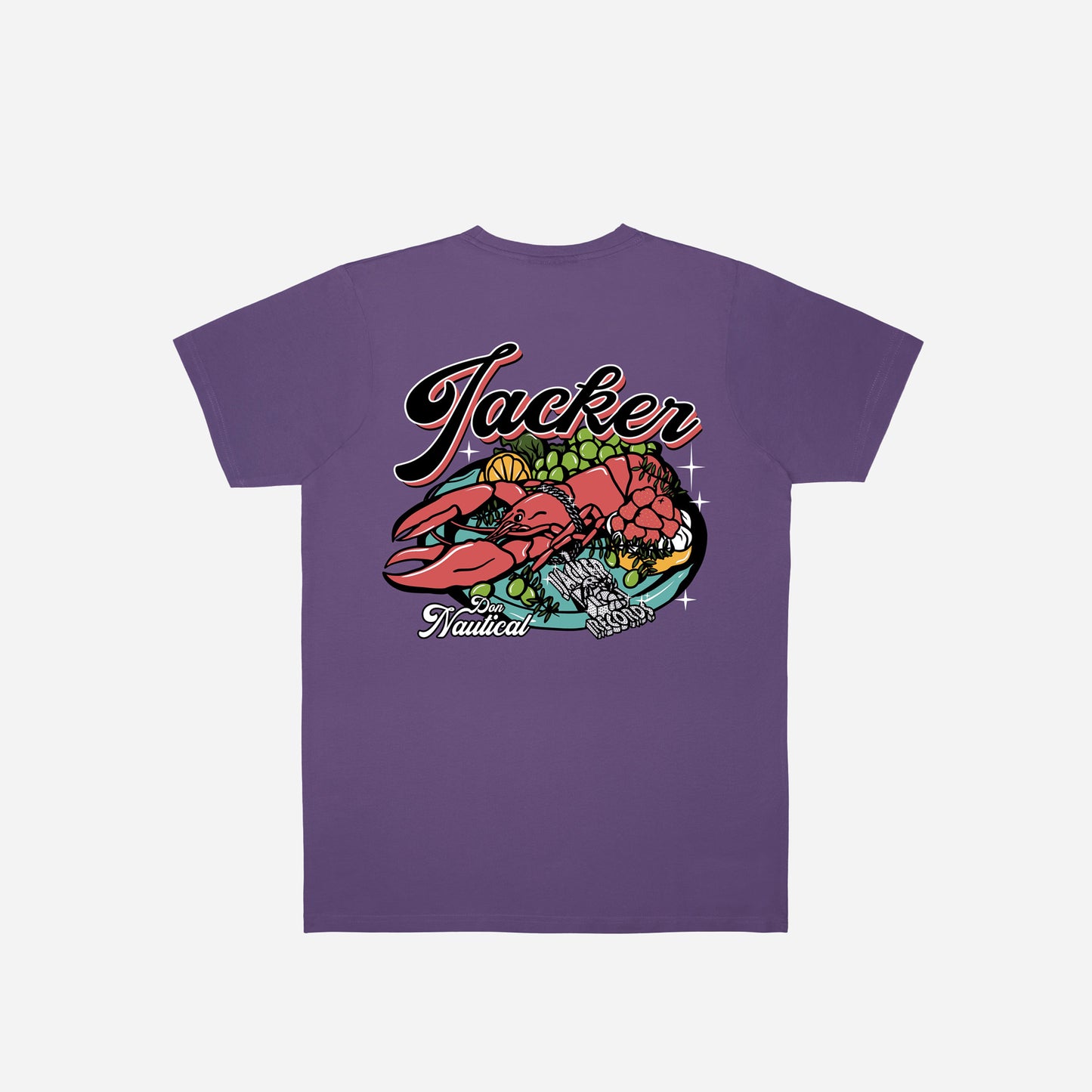 LOBSTER SERVICE T-SHIRT - PURPLE
