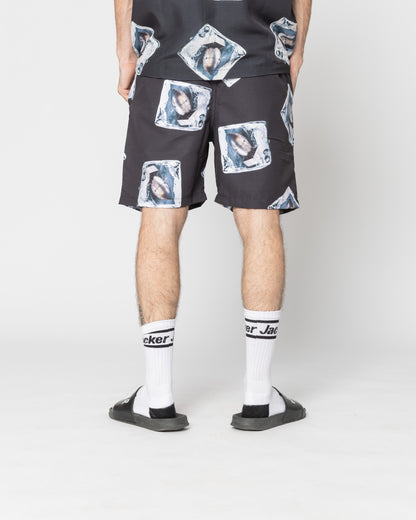 ICE CUBE - BOARDSHORT - BLACK - JACKER