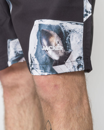 ICE CUBE - BOARDSHORT - BLACK - JACKER