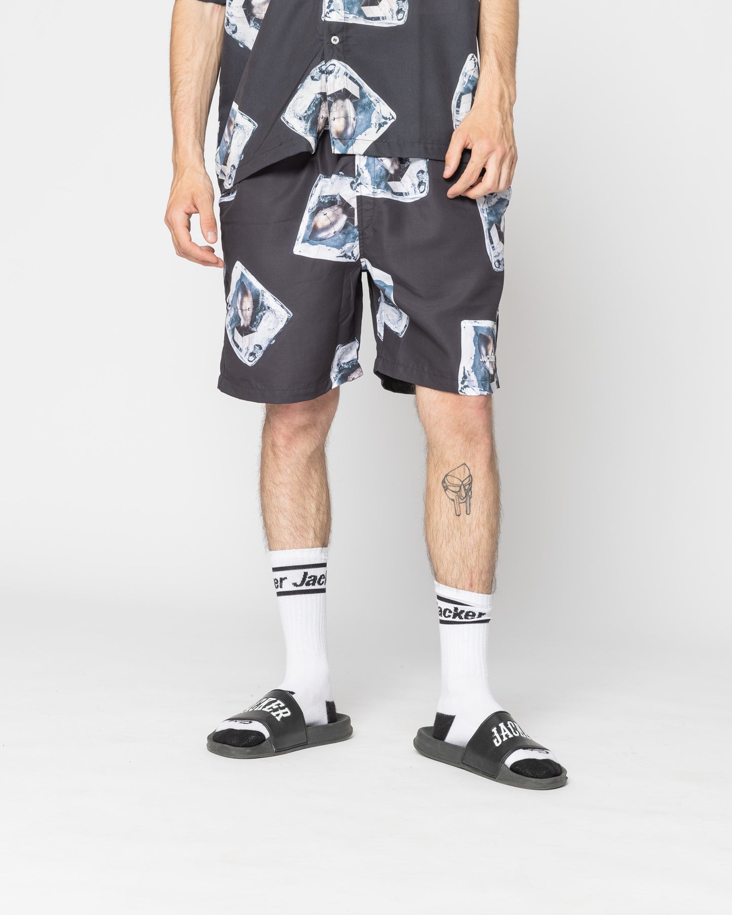 ICE CUBE - BOARDSHORT - BLACK - JACKER