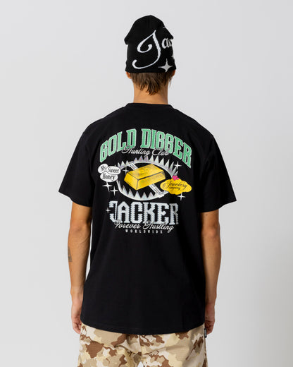 GOLD DIGGER T-SHIRT - BLACK - JACKER