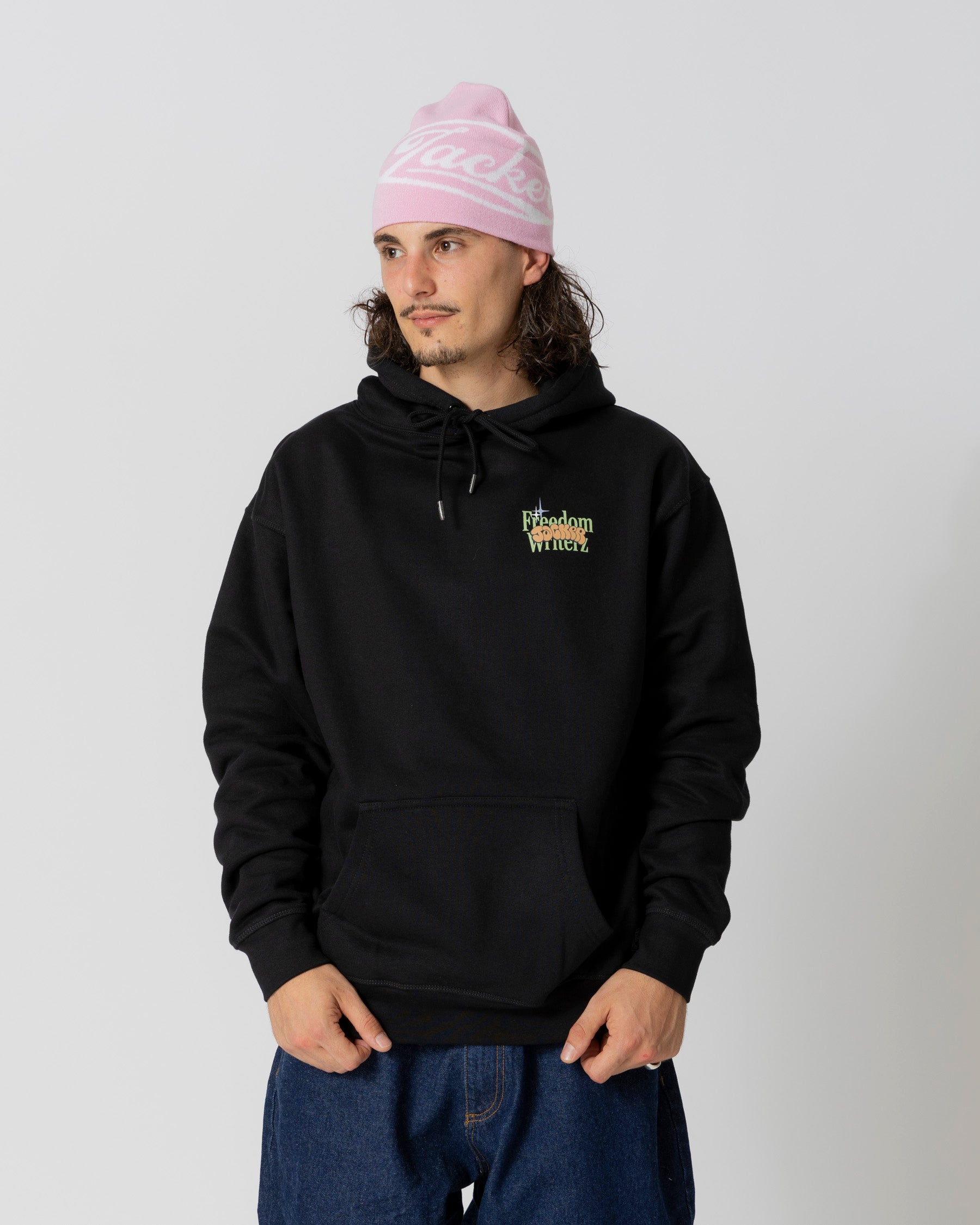 FREEDOM WRITERZ HOODIE - BLACK - JACKER