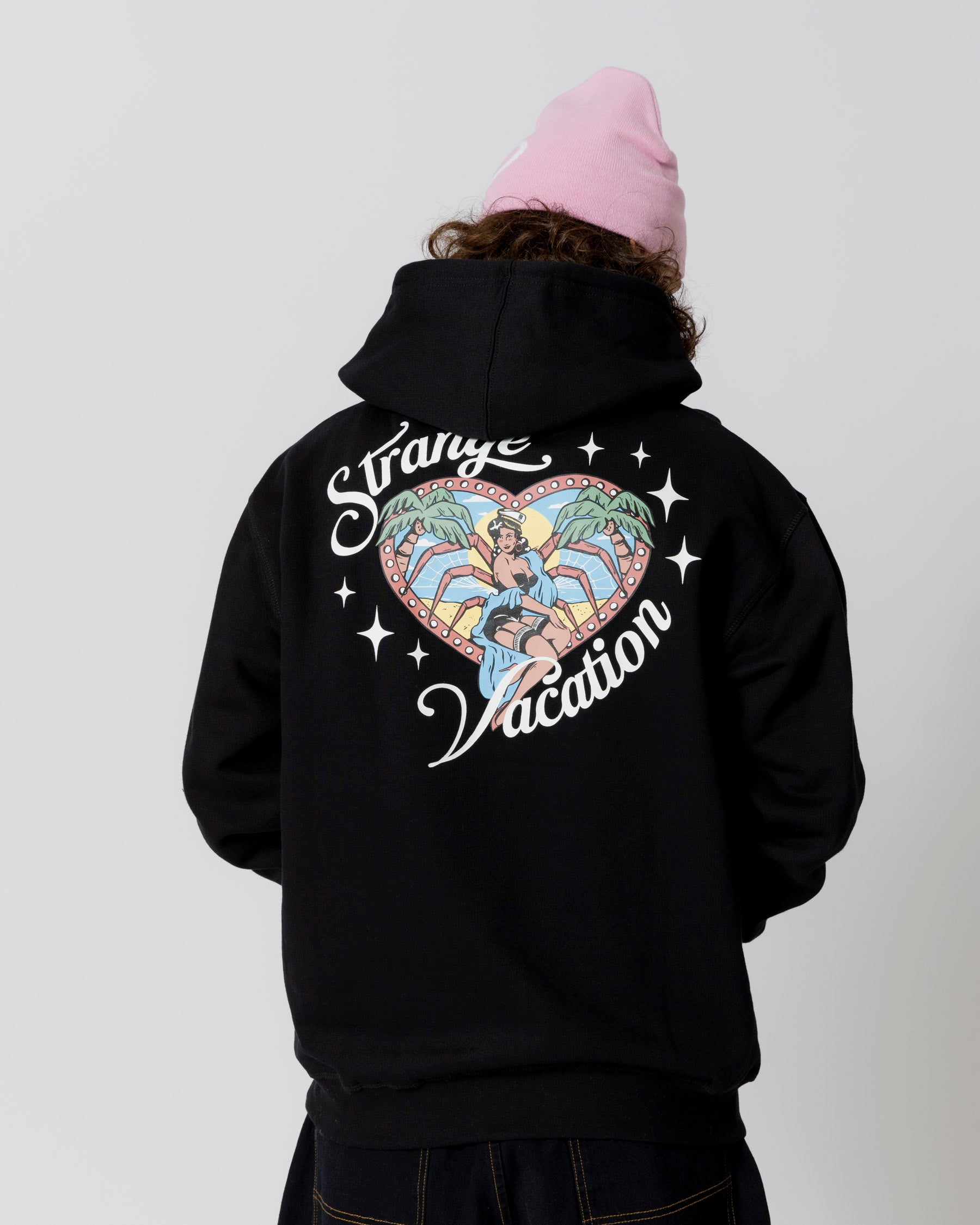 VACATION HOODIE - BLACK - JACKER