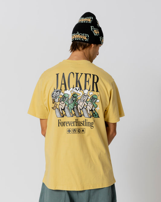 BIG PHARMA T-SHIRT - YELLOW - JACKER