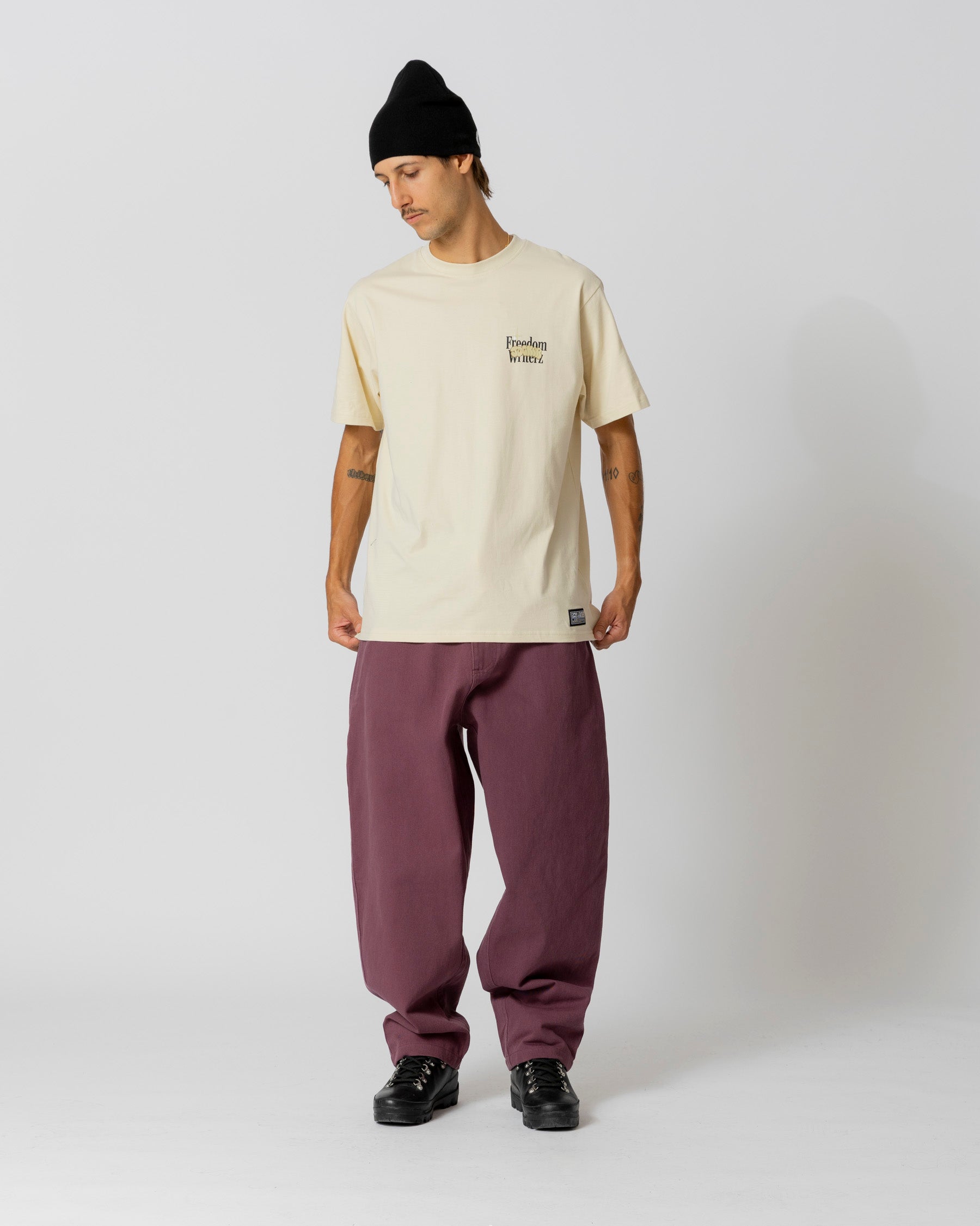 FREEDOM WRITERZ T-SHIRT - BEIGE - JACKER