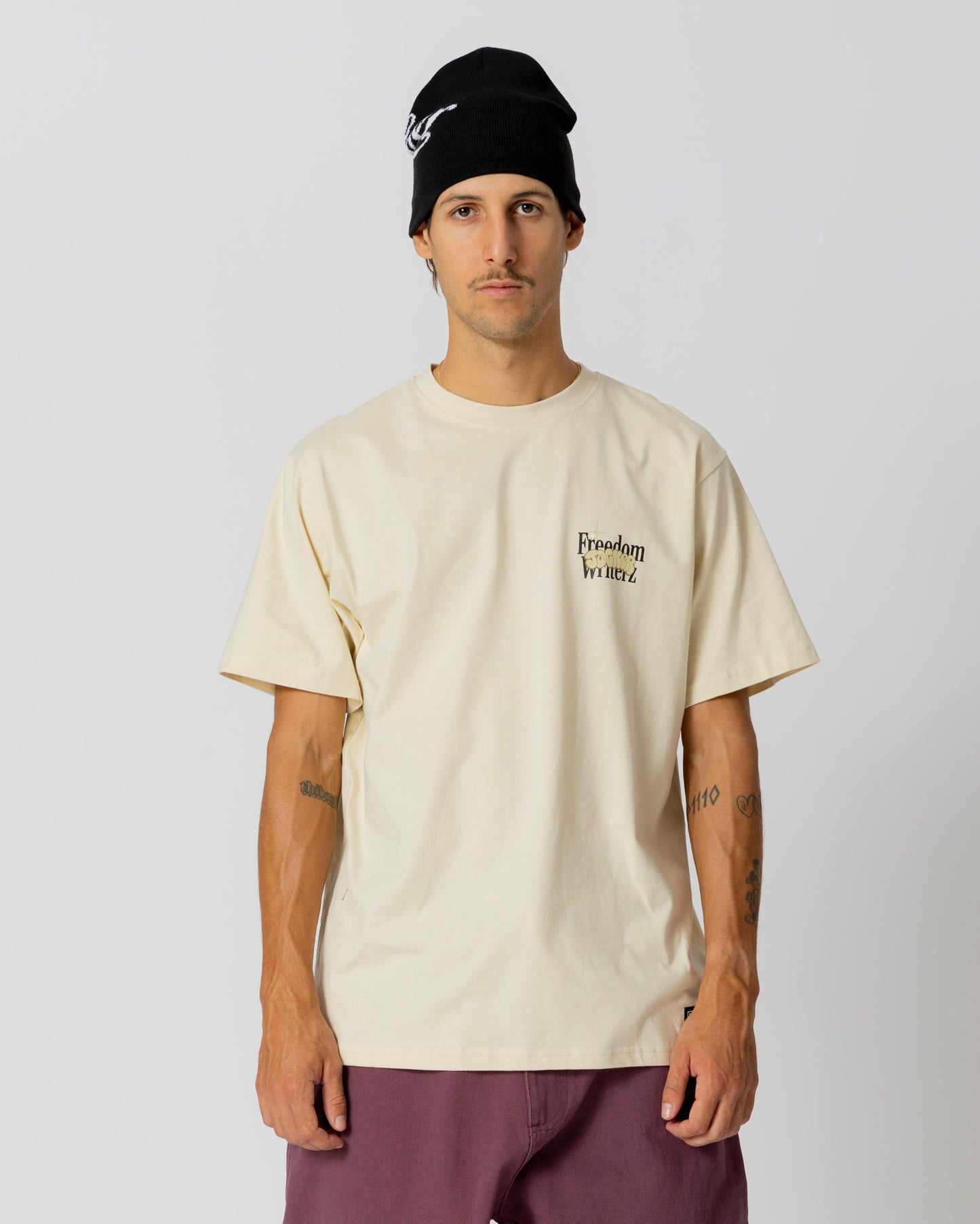 FREEDOM WRITERZ T-SHIRT - BEIGE - JACKER