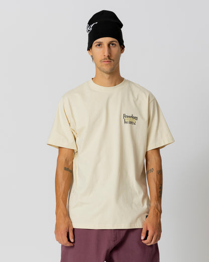 FREEDOM WRITERZ T-SHIRT - BEIGE - JACKER