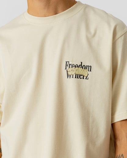 FREEDOM WRITERZ T-SHIRT - BEIGE - JACKER