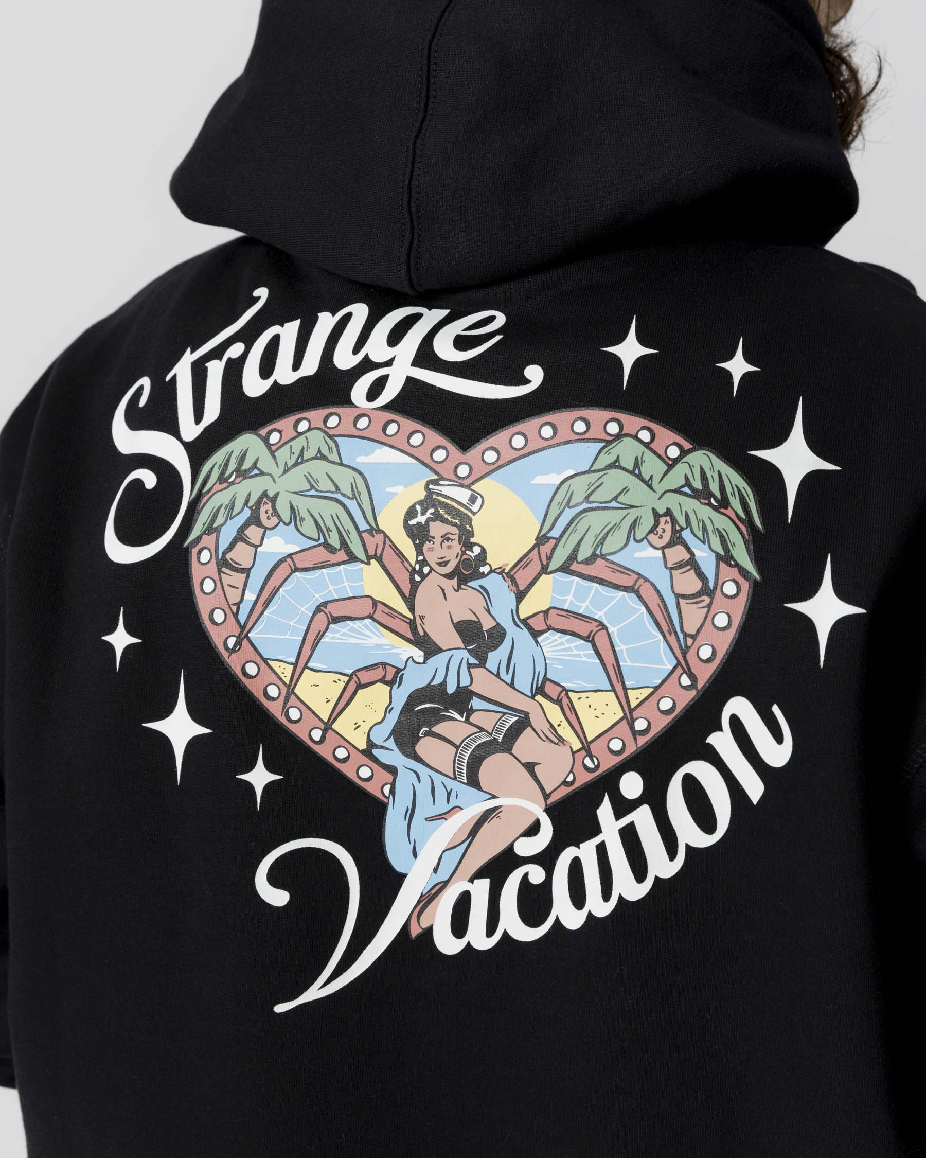VACATION HOODIE - BLACK - JACKER