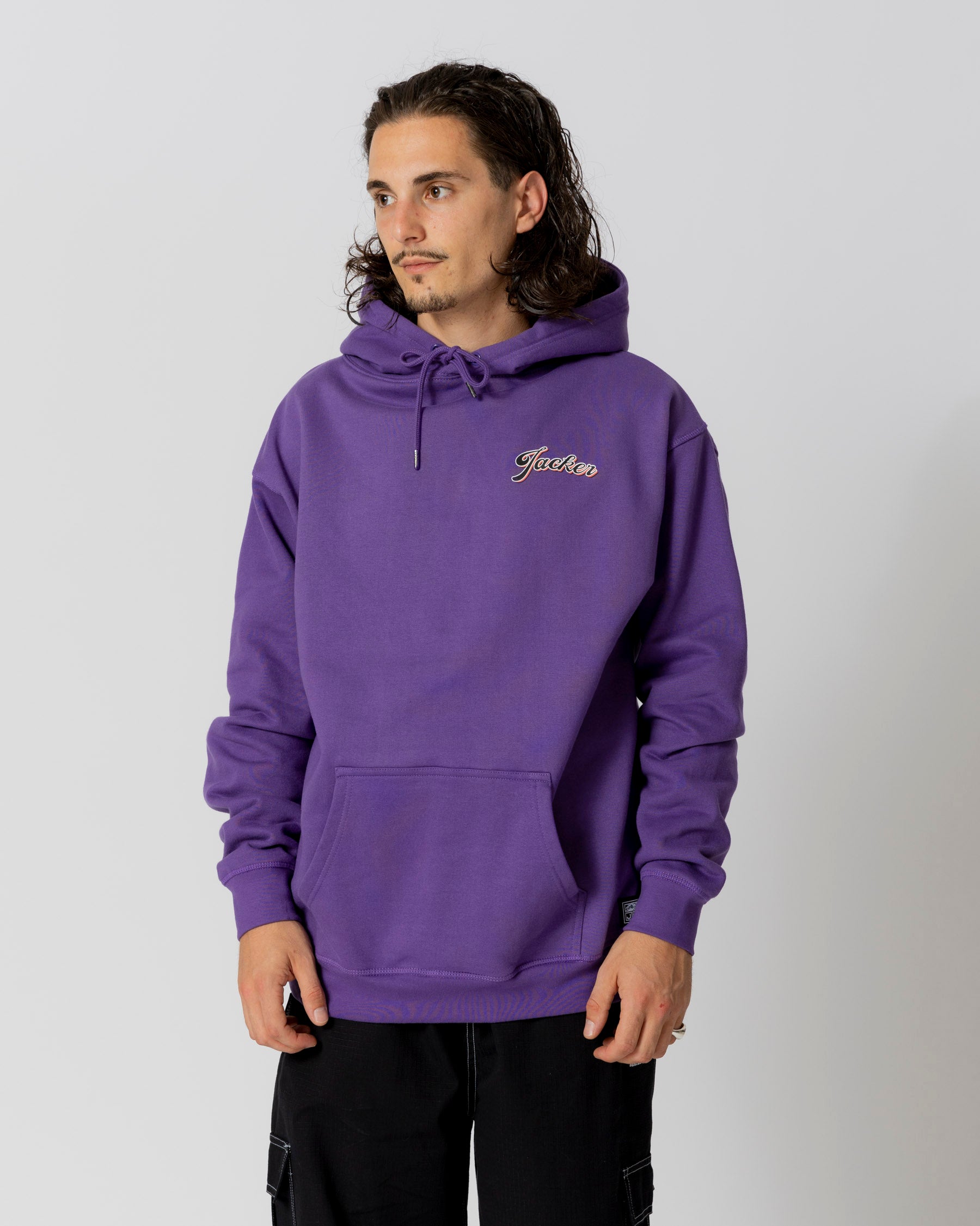 LOBSTER SERVICE HOODIE - PURPLE - JACKER