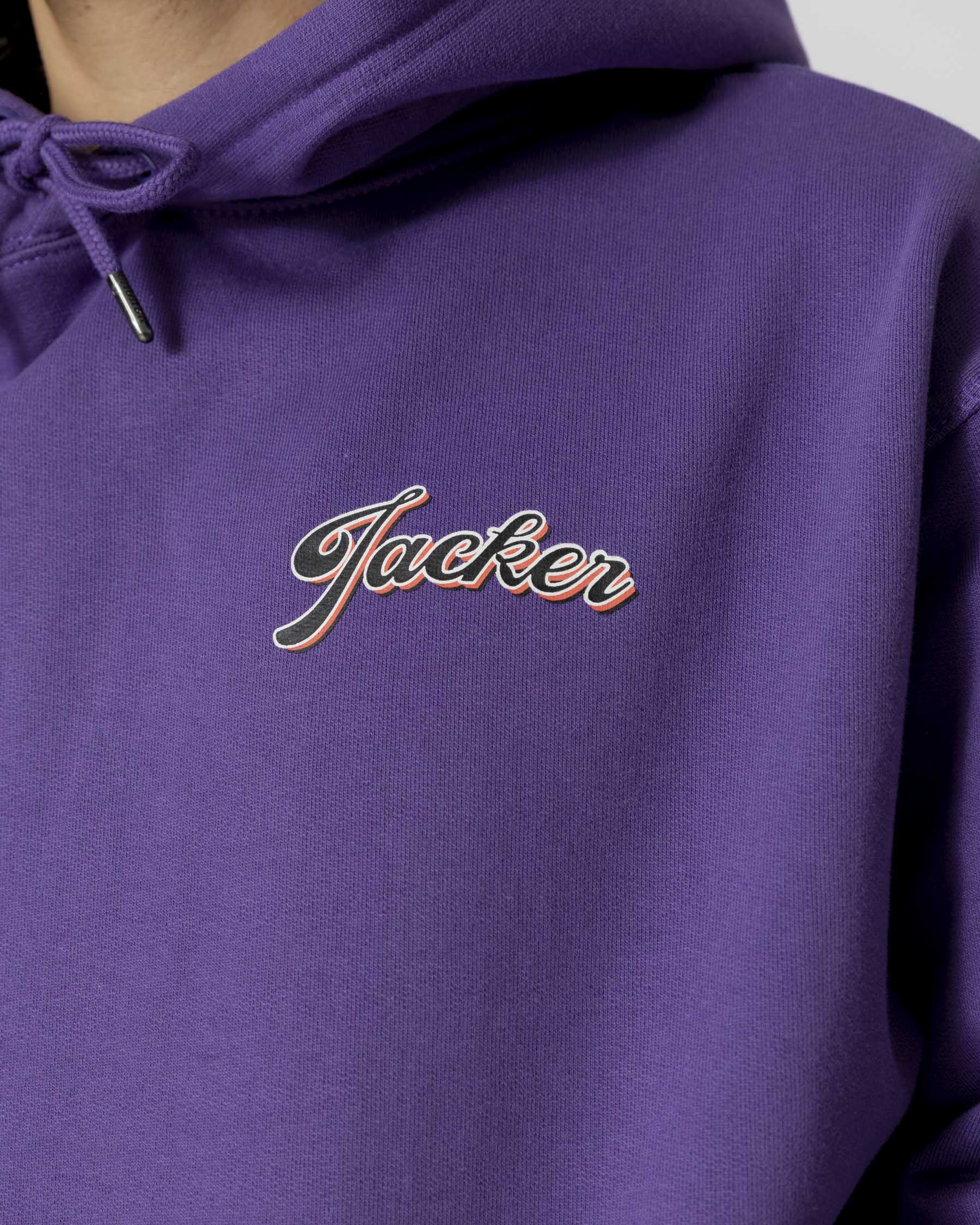 LOBSTER SERVICE HOODIE - PURPLE - JACKER