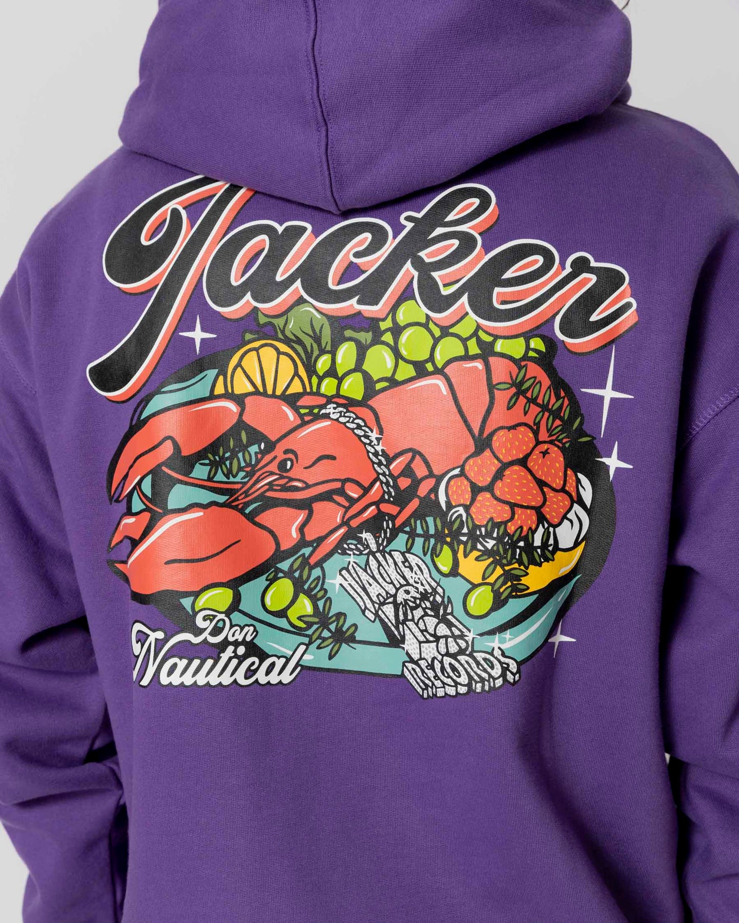 LOBSTER SERVICE HOODIE - PURPLE - JACKER