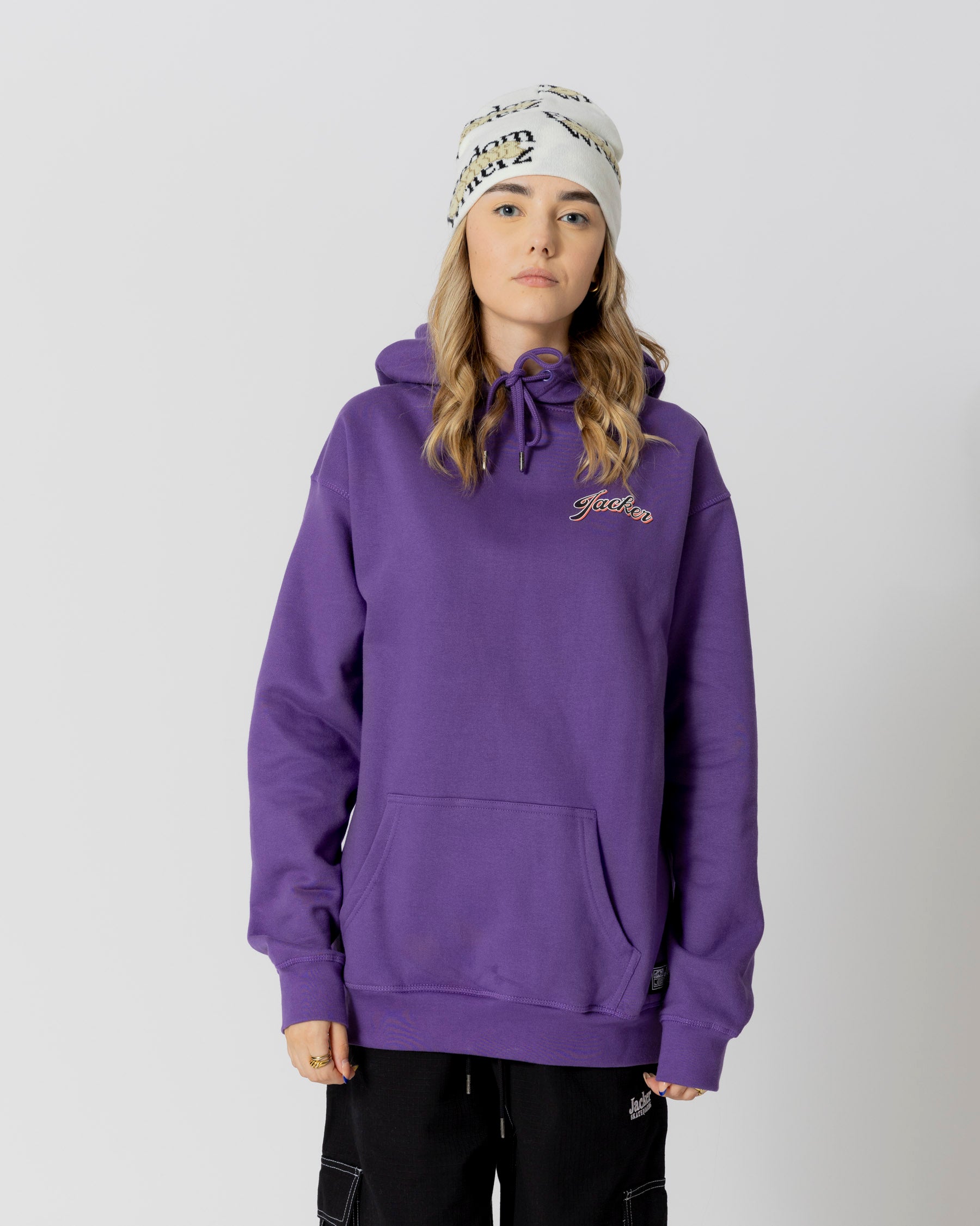 LOBSTER SERVICE HOODIE - PURPLE - JACKER