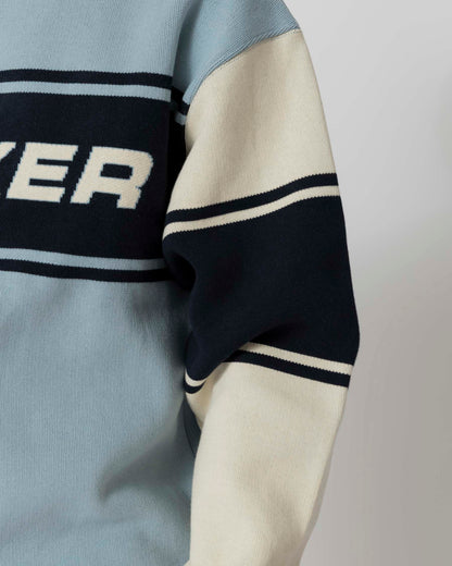 OLYMPICO KNIT CREWNECK - BLUE - JACKER