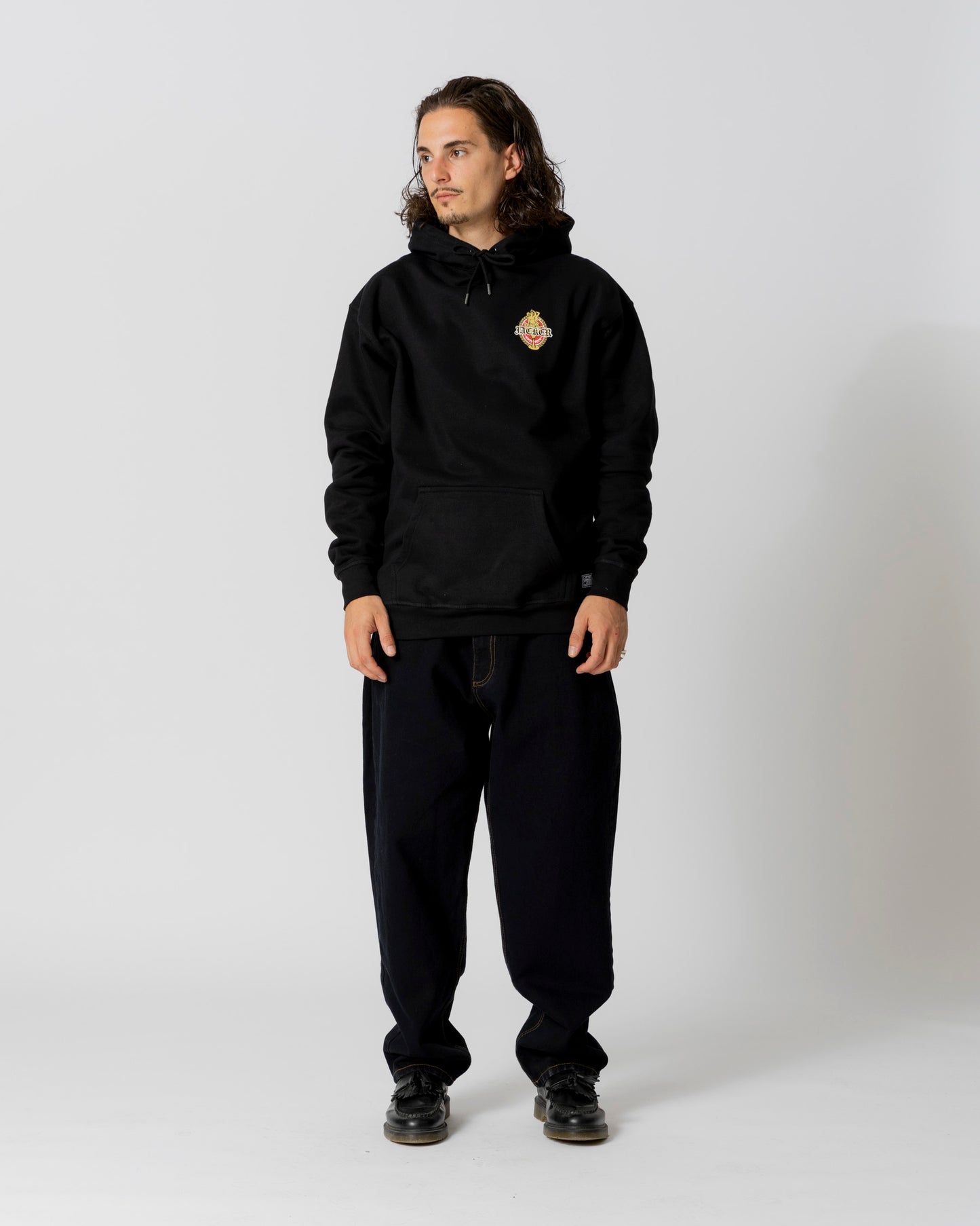 TROIS GRACES HOODIE - BLACK - JACKER