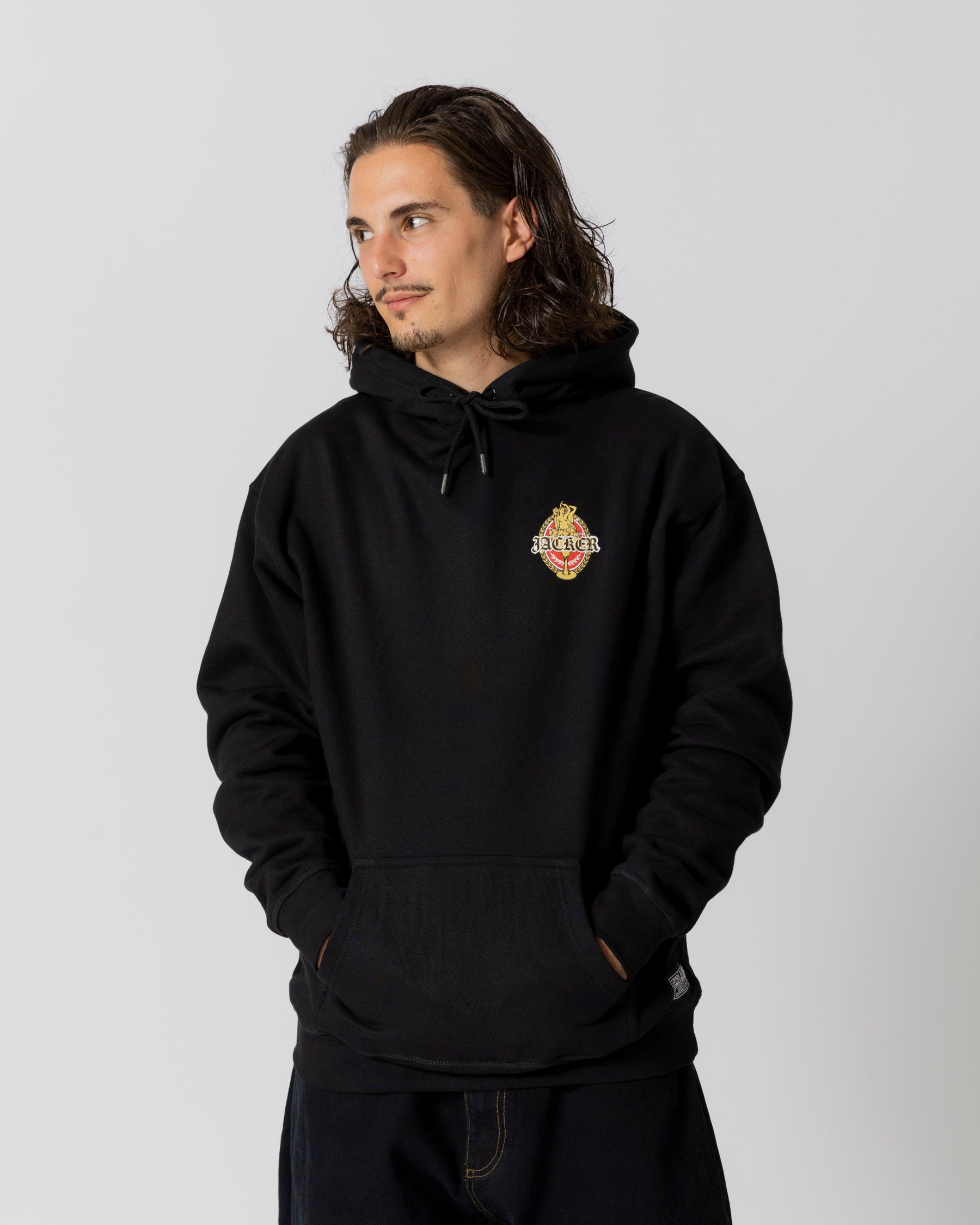 TROIS GRACES HOODIE - BLACK - JACKER