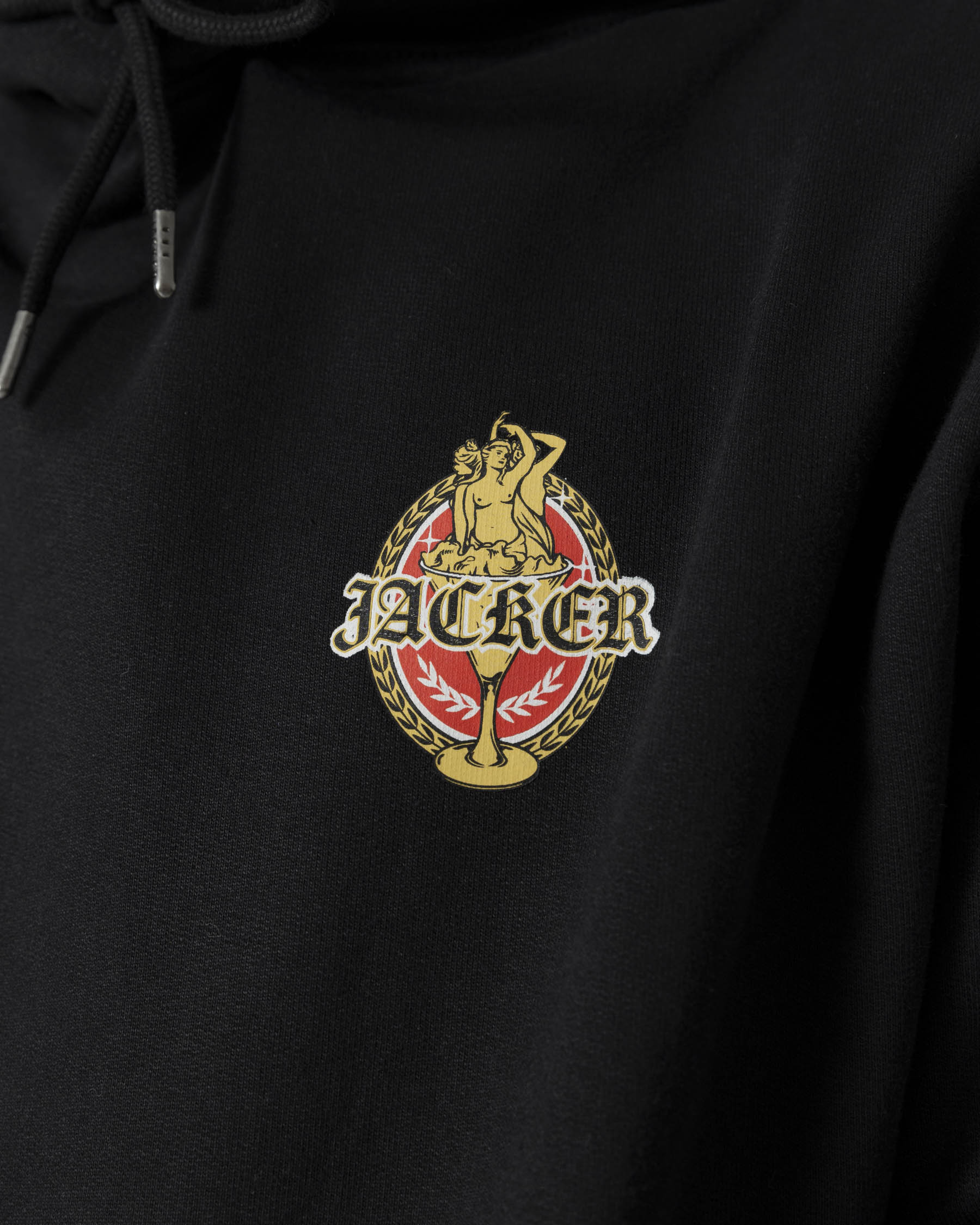 TROIS GRACES HOODIE - BLACK - JACKER