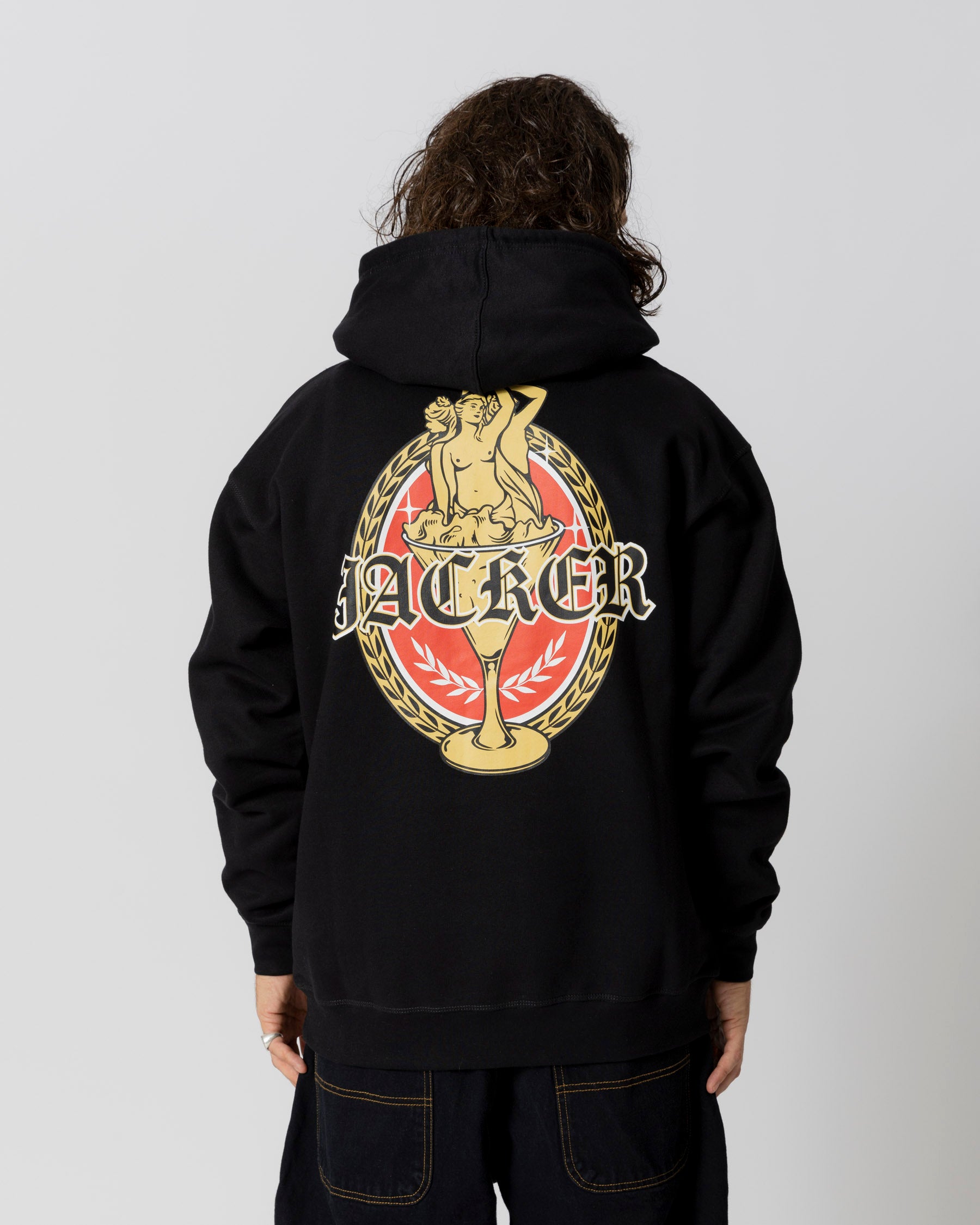 TROIS GRACES HOODIE - BLACK - JACKER