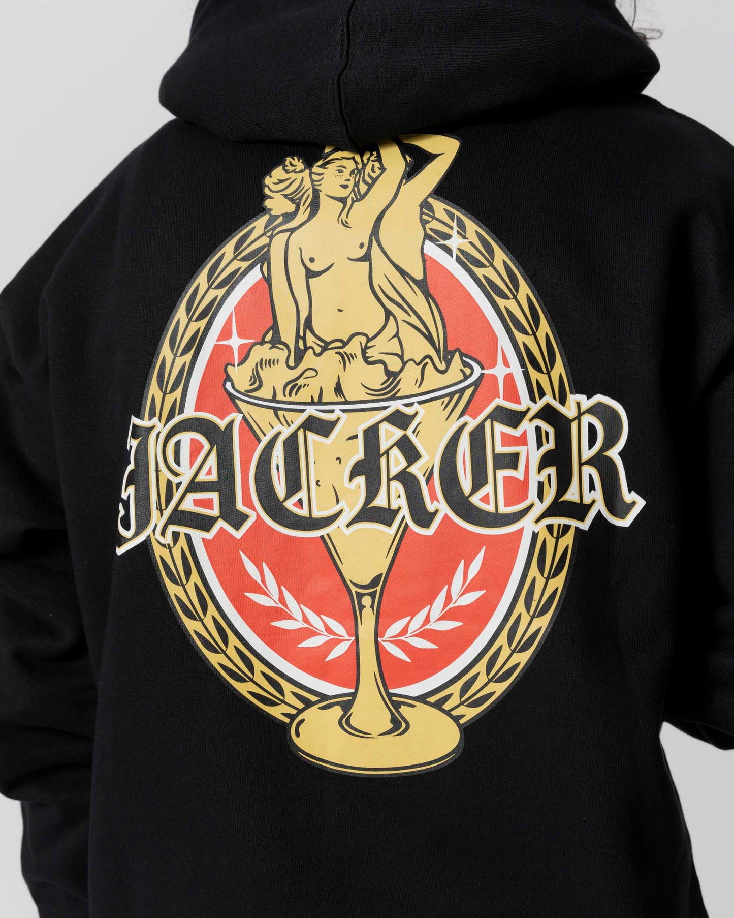 TROIS GRACES HOODIE - BLACK - JACKER