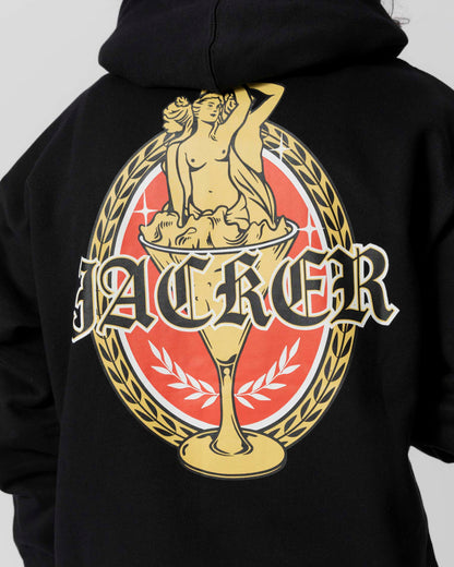 TROIS GRACES HOODIE - BLACK - JACKER