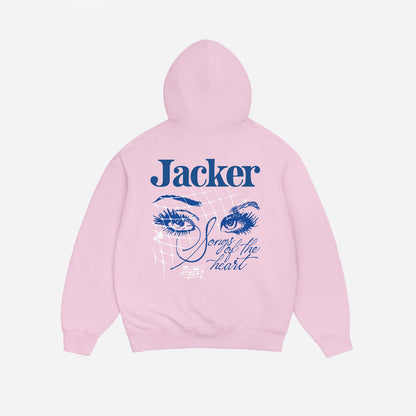 MIGHTY BLUE HOODIE PINK