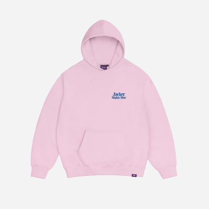 MIGHTY BLUE HOODIE PINK