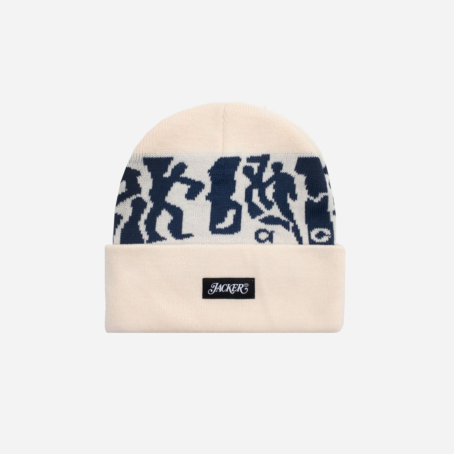 MIRROR MAZE BEANIE - BEIGE