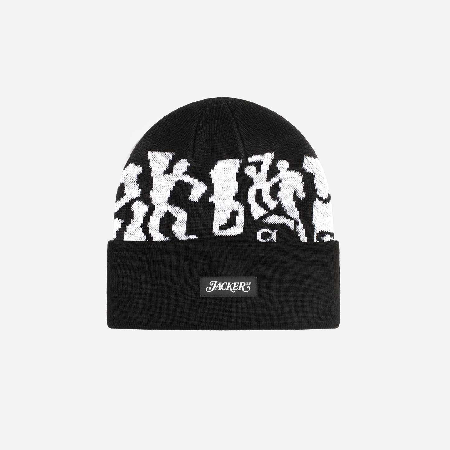 MIRROR MAZE BEANIE - BLACK