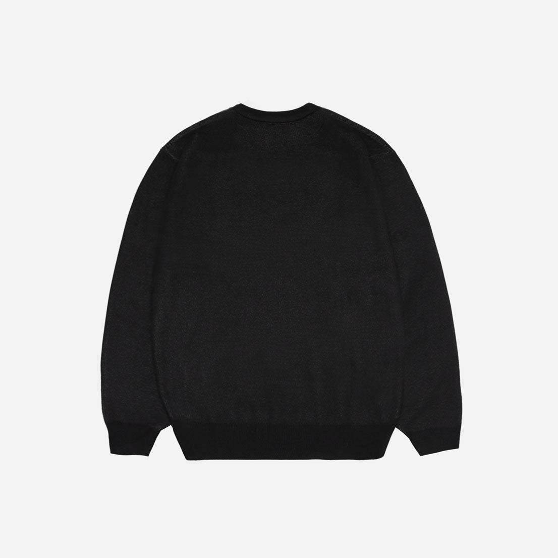 MIRROR MAZE SWEATER - BLACK