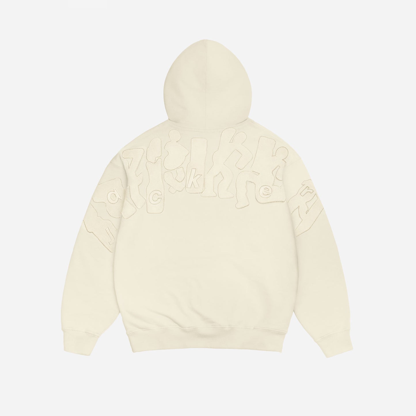 MIRROR MAZE HOODIE BEIGE
