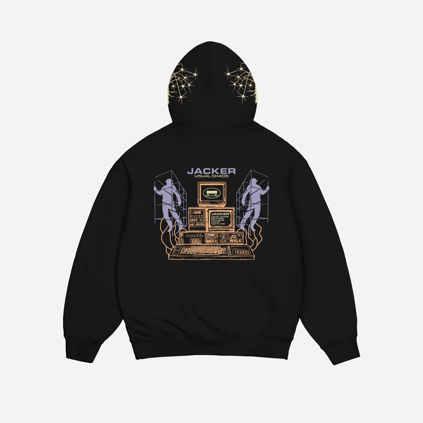 MK-ULTRA HOODIE BLACK