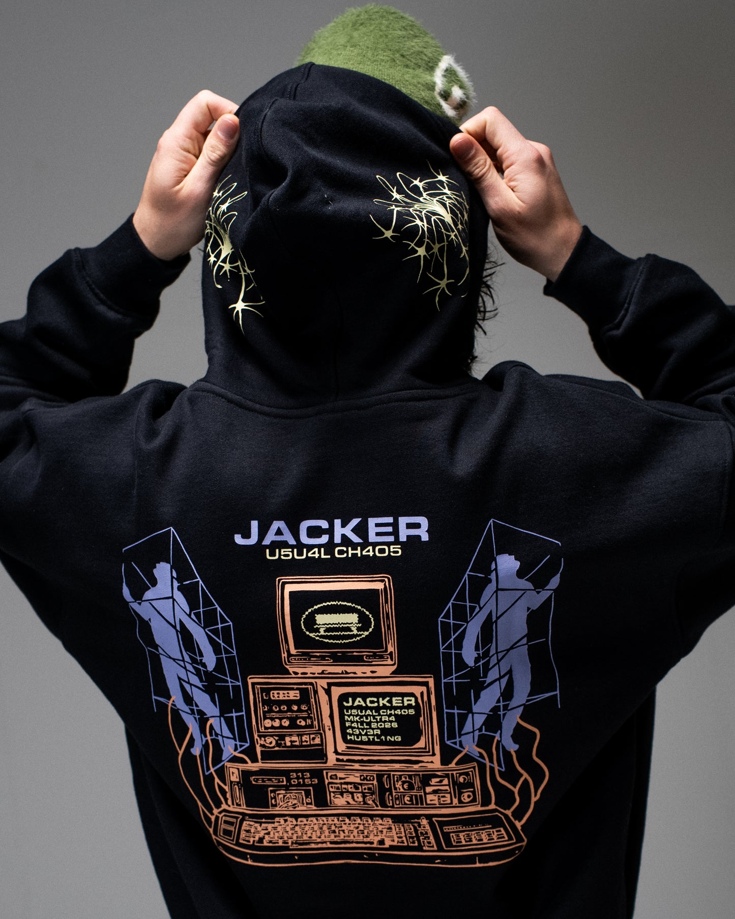 MK-ULTRA HOODIE BLACK