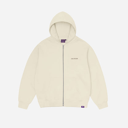 NOTORIOUS ZIP HOODIE BEIGE