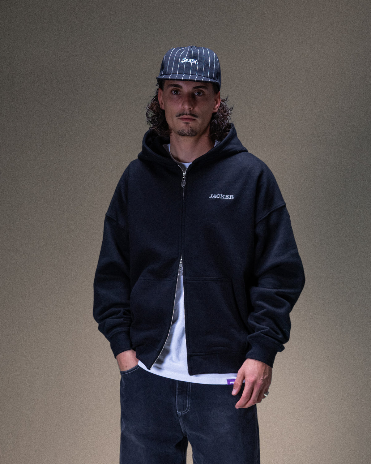 NOTORIOUS HOODIE ZIP BLACK