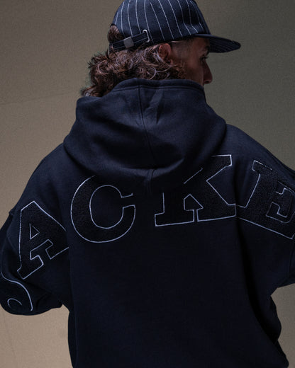 NOTORIOUS HOODIE ZIP BLACK