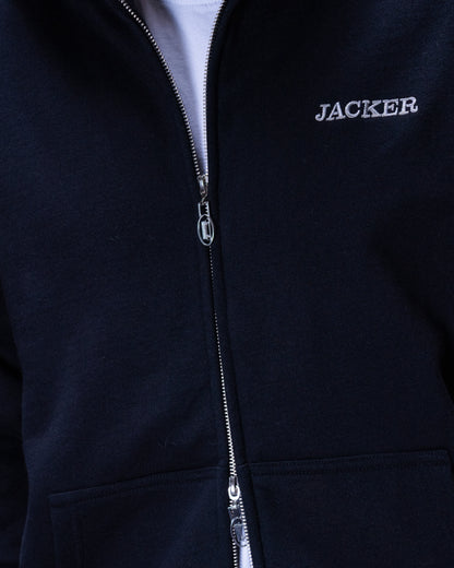 NOTORIOUS HOODIE ZIP BLACK