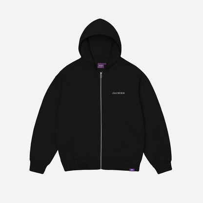 NOTORIOUS HOODIE ZIP BLACK