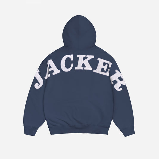NOTORIOUS HOODIE ZIP - NAVY