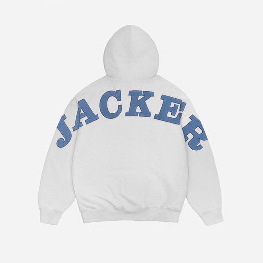 NOTORIOUS HOODIE ZIP - HEATHER GREY