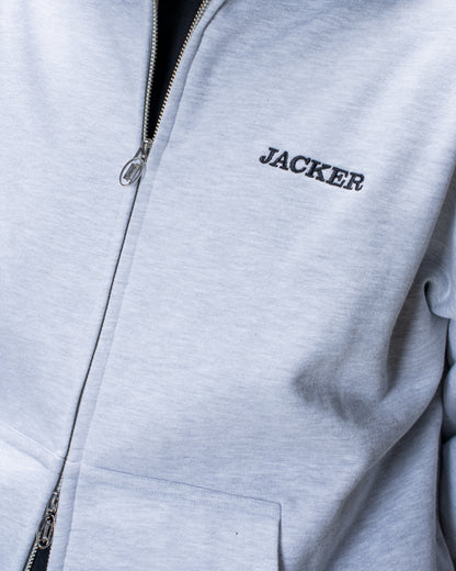 NOTORIOUS HOODIE ZIP GREY