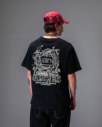 NO SIGNAL T-SHIRT BLACK