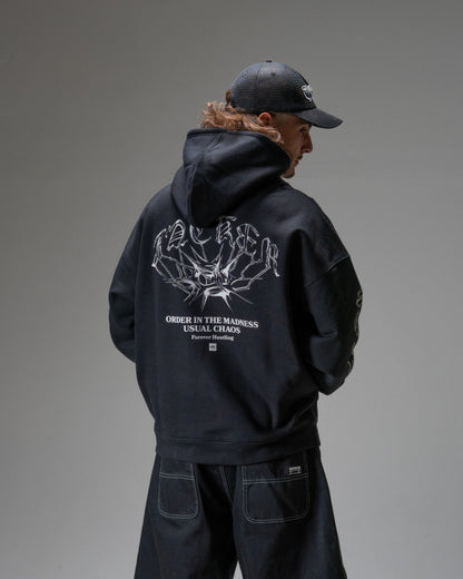 N°1890 HOODIE BLACK