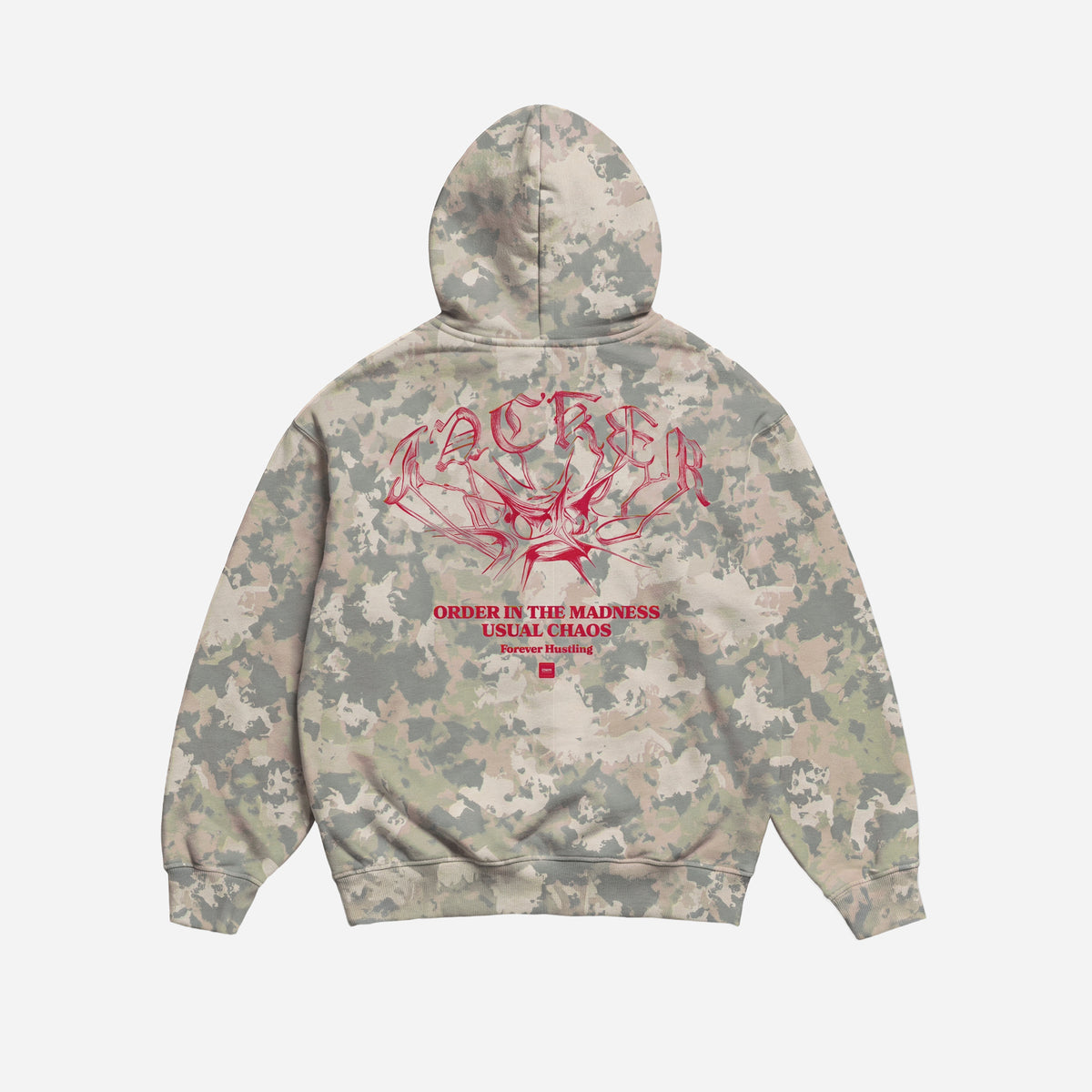 N°1890 HOODIE ZIP CAMO