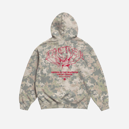 N°1890 HOODIE ZIP CAMO