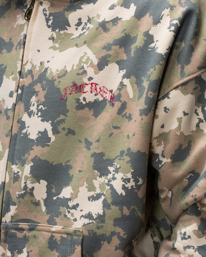 N°1890 HOODIE ZIP CAMO