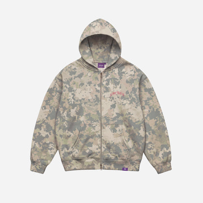 N°1890 HOODIE ZIP CAMO